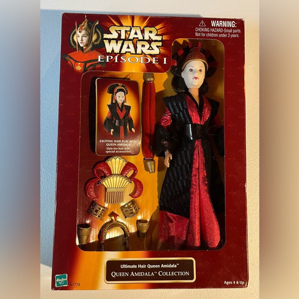 Vintage ‘98 Ultimate Hair Amidala Doll Hasbro- In Box
